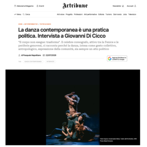 ARTRIBUNE intervista a Di Cicco